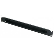 Panel frontal 1U con cepillo para armarios rack -